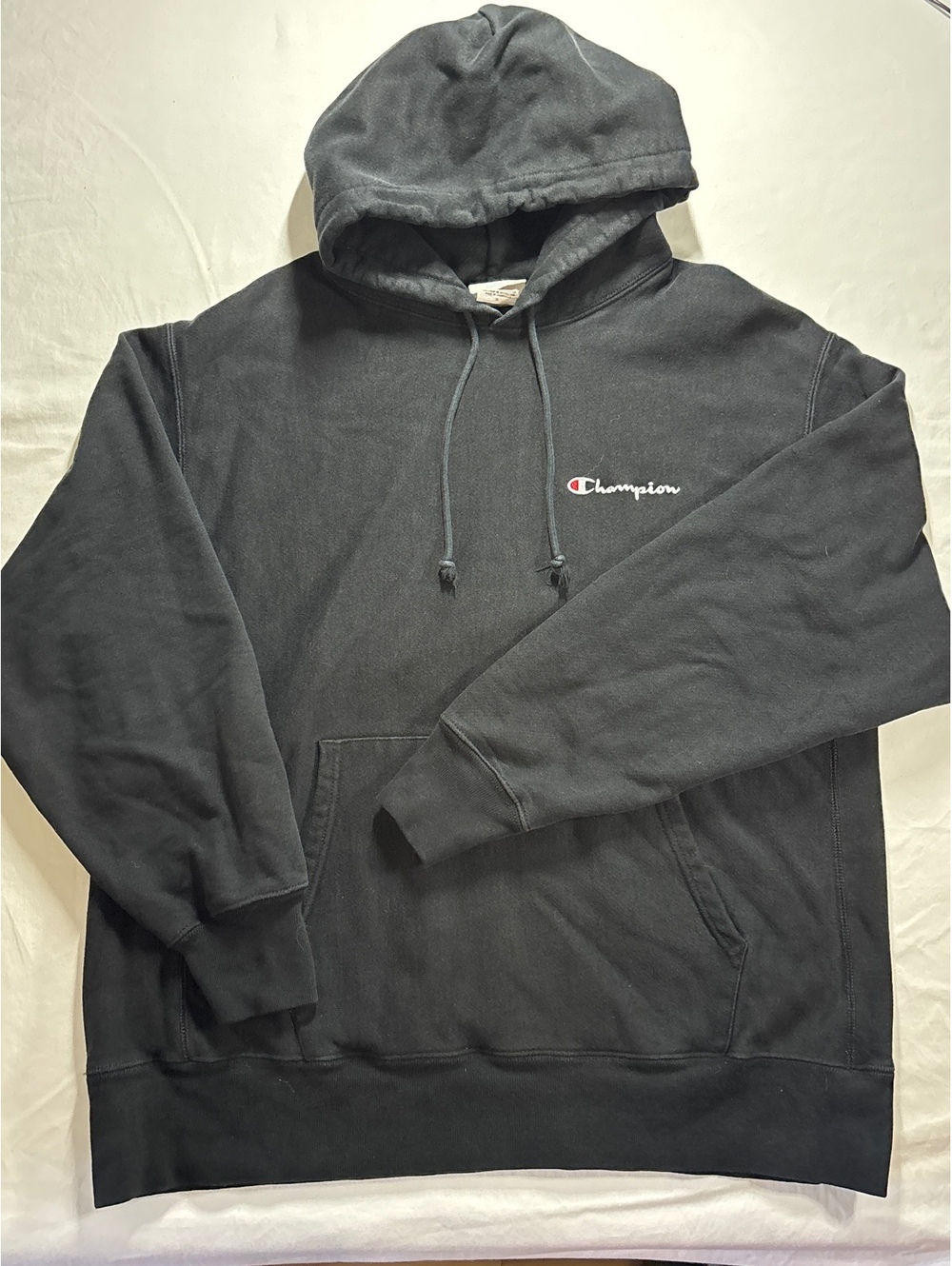 Champion Reverse Weave XL Black Embroidered Hoodie
